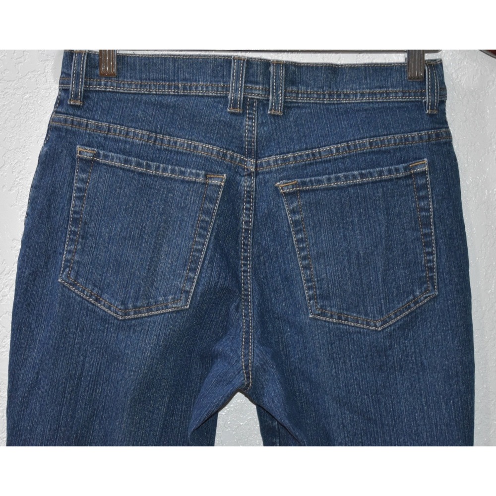 Gloria Vanderbilt Amanda 8P Jeans Blue Comfy Stretch Denim 5-Pocket 8 Petite